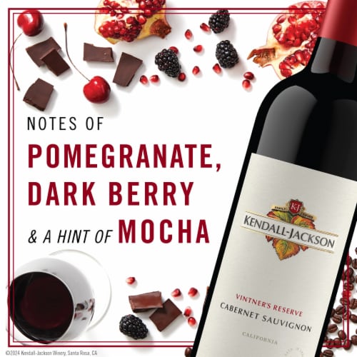 Kendall-Jackson® Vintner's Reserve Cabernet Sauvignon Red Wine Perspective: right