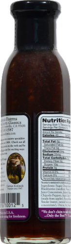 Kozlowski Farms Blackberry & Orange Roasted Chipotle Sauce Perspective: right