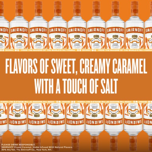 Smirnoff Vodka Kissed Caramel Perspective: right