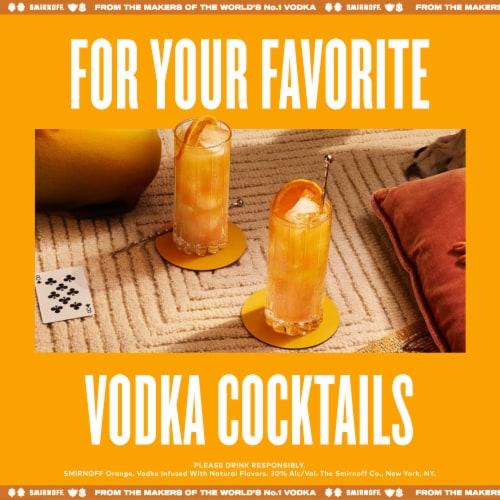 Smirnoff Vodka Orange Perspective: right
