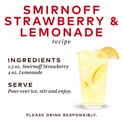 Smirnoff™ Strawberry (Vodka Infused With Natural Flavors) Perspective: right