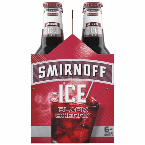 Smirnoff Ice Black Cherry Flavored Hard Beverage Perspective: right