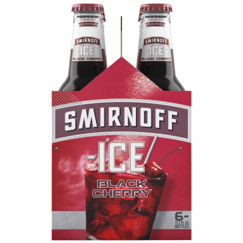 Smirnoff Ice Black Cherry Flavored Hard Beverage Perspective: right