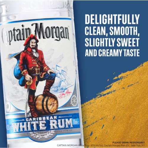 Rhum Captain Morgan Caribbean White