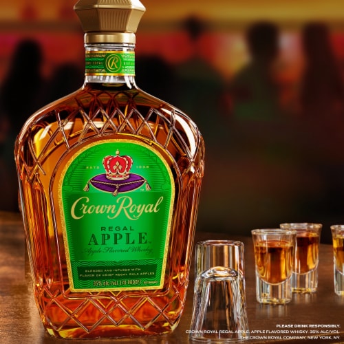 Crown Royal Regal Apple Flavored Whisky Perspective: right