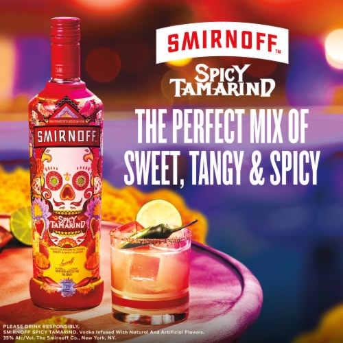 Smirnoff Spicy Tamarind (Vodka Infused With Natural Flavors) Perspective: right