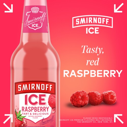 Smirnoff Ice Raspberry Perspective: right