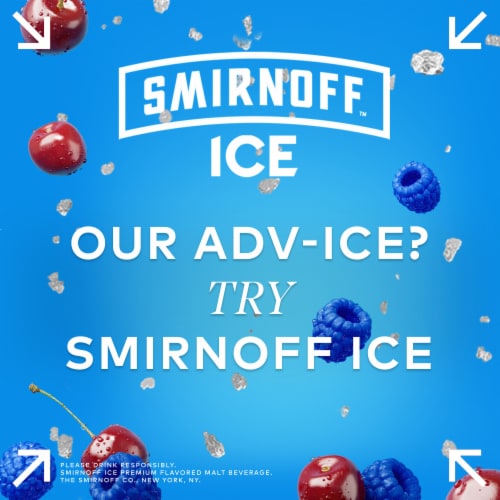 Smirnoff Ice Red White & Berry Perspective: right