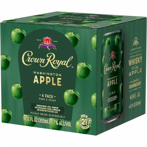 Crown Royal Washington Apple Canadian Whisky Cocktail Perspective: right