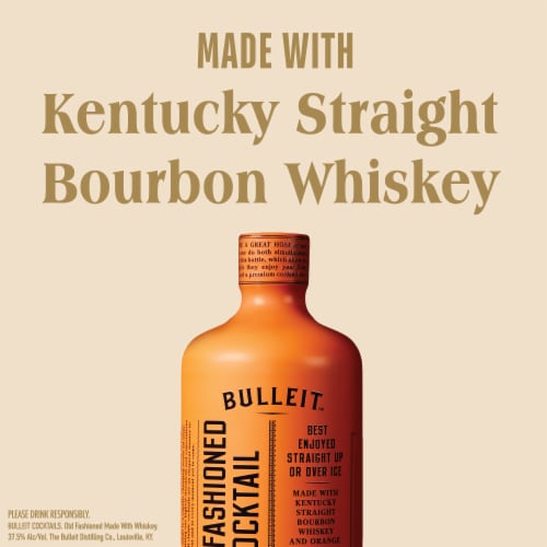 Bulleit Cocktail Old Fashioned (RTS) Perspective: right