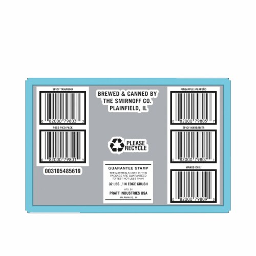 Smirnoff Poco Pico Spicy Little Sweet Hard Seltzer Variety Pack Perspective: right