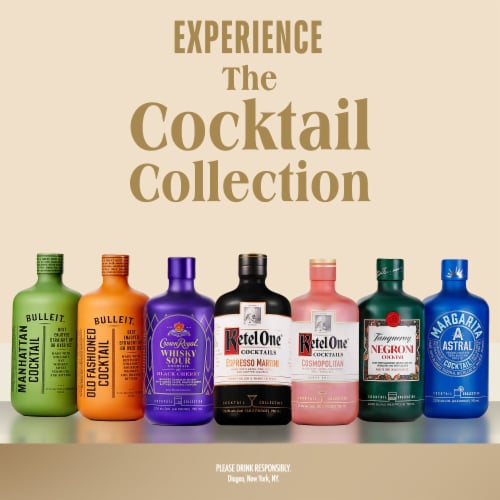 Crown Royal Whisky Sour Cocktail with Black Cherry Perspective: right
