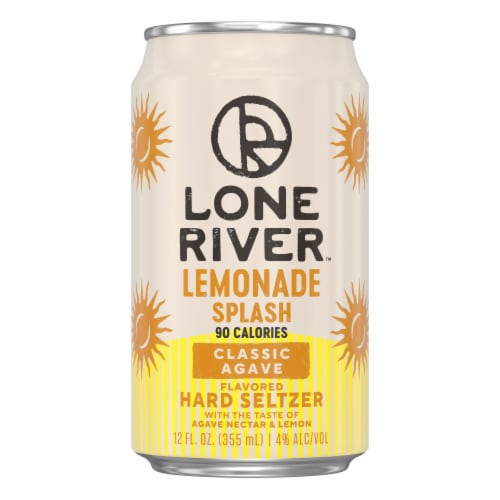 Lone River Lemonade Splash Hard Seltzer Perspective: right