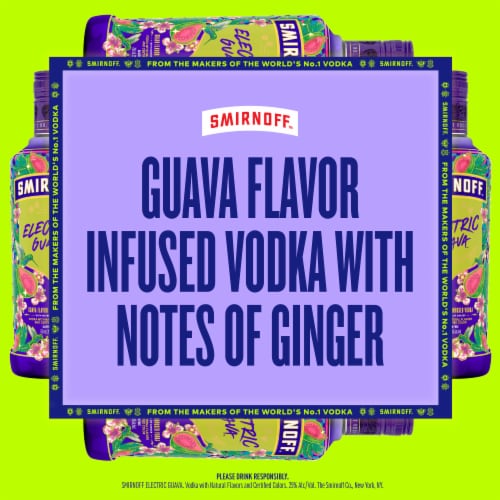 Smirnoff Vodka Electric Guava Perspective: right