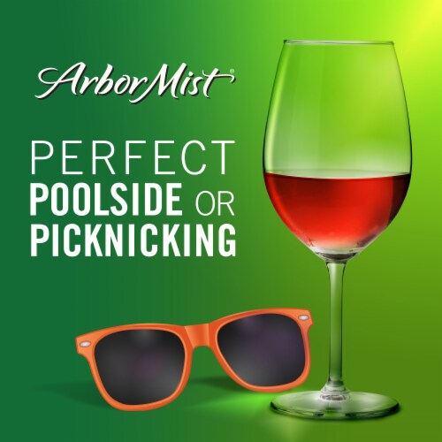 Arbor Mist Exotic Fruits Sweet White Zinfandel Wine Perspective: right