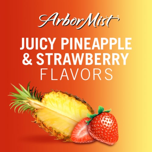 Arbor Mist Pineapple Strawberry Moscato Wine Perspective: right