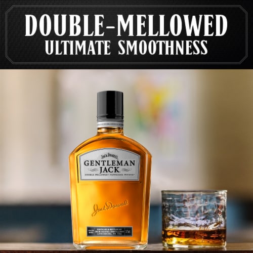 Jack Daniel's Gentleman Jack Tennessee Whiskey Perspective: right