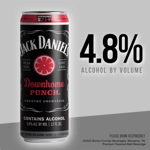 Jack Daniel's Southern Citrus Flavored Hard Beverage Perspective: right