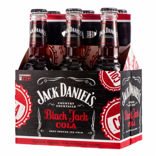 Jack Daniel's Country Cocktails Black Jack Cola Perspective: right