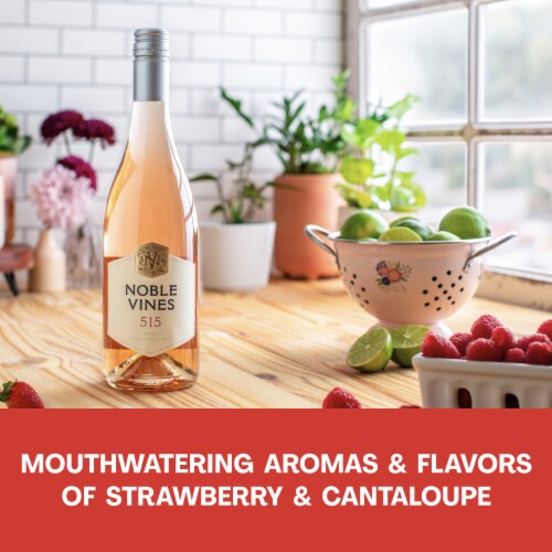 Noble Vines 515 California Central Coast Rosé Wine Perspective: right