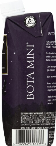 Bota Box Nighthawk Black Lush Pinot Noir Table Wine Perspective: right