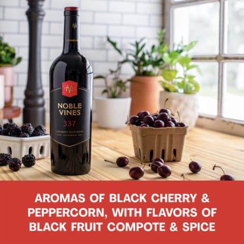 Noble Vines Collection 337 Cabernet Sauvignon California Red Wine Perspective: right