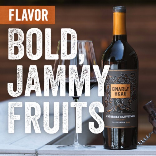 Gnarly Head California Cabernet Sauvignon Red Wine Perspective: right