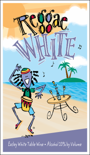 Easley Reggae Indiana White Wine Perspective: right