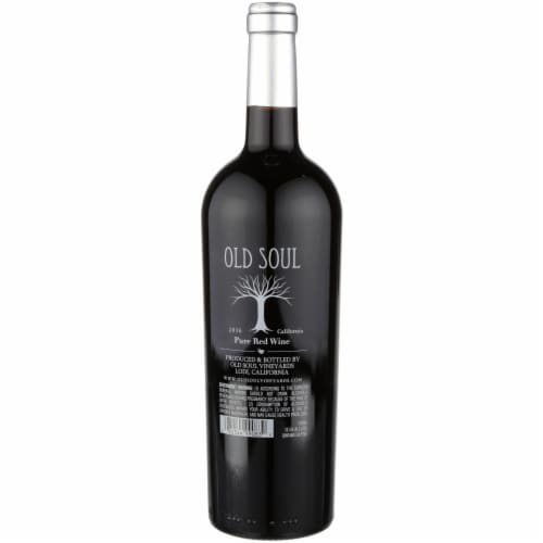 Old Soul Pure Red Blend California Red Wine Perspective: right