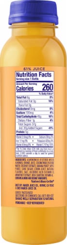Naked® Orange Vanilla Creme Almond Milk Smoothie Perspective: right