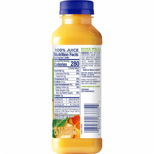 Naked juice sugar 2025