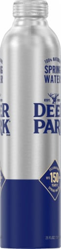 Deer Park® Spring Water Aluminum Bottle Perspective: right