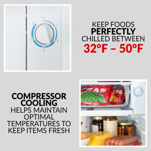 Coca-Cola Refrigerator with Freezer - Red Perspective: right