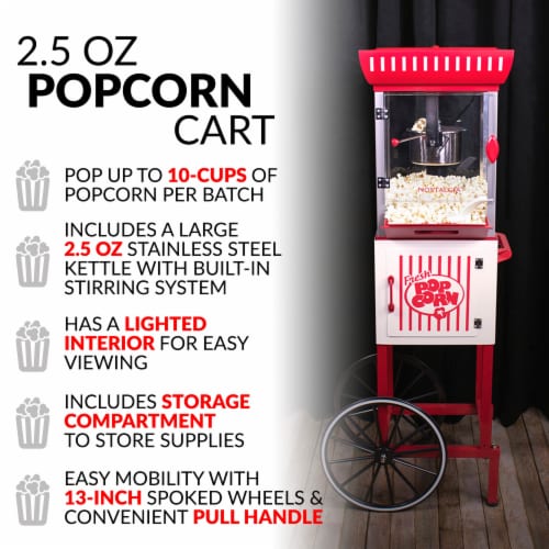 Nostalgia Popcorn Cart