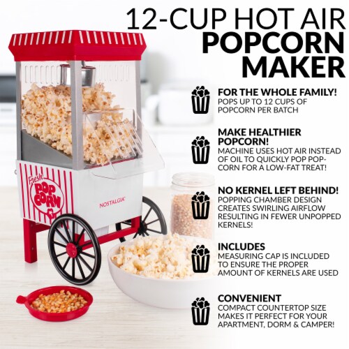 Nostalgia Hot Air Popcorn Maker Perspective: right