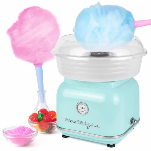 Nostalgia Classic Retro Cotton Candy Maker - Aqua Perspective: right
