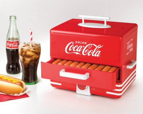 Nostalgia Large Coca-Cola Hot Dog Steamer Perspective: right