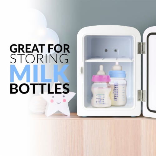 Nostalgia Retro Mini Refrigerator - Aqua Perspective: right