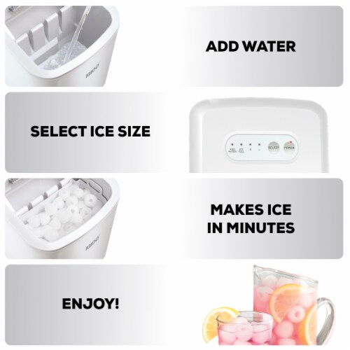 Igloo Automatic Portable Countertop Ice Maker - White Perspective: right