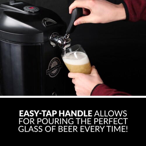 HomeCraft Stainless Steel Tap Beer Growler Cooling System - Black Perspective: right