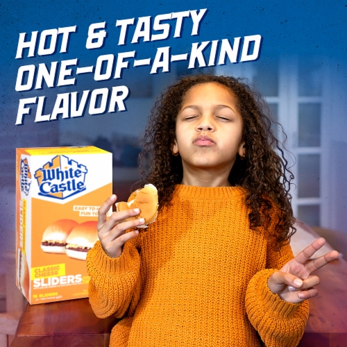 White Castle Classic Cheese Sliders Perspective: right