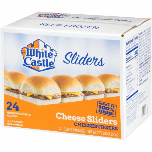 white castle cheeseburger sliders calories