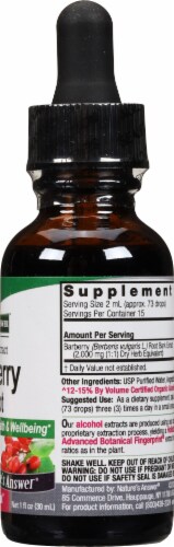 Nature's Answer® Lowest Alcohol Barberry Root Extract Herbal Supplement 2000mg Perspective: right