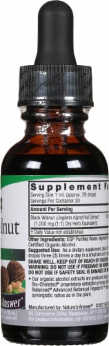 Nature's Answer® Black Walnut Extract 1000mg Perspective: right