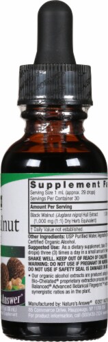 Nature's Answer® Black Walnut Extract 1000mg Perspective: right