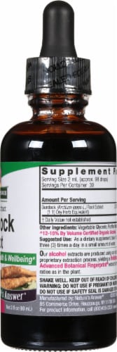 Nature's Answer® Lowest Alcohol Burdock Root Extract Herbal Supplement 1350mg Perspective: right