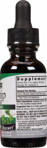 Nature's Answer® Catnip Extract Herbal Supplement 2000mg Perspective: right