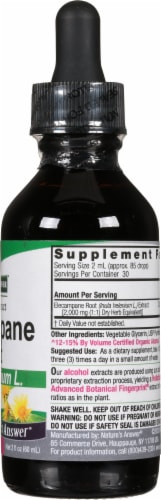 Nature's Answer® Lowest Alcohol Elecampane Root Extract Herbal Supplement 2000mg Perspective: right