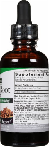 Nature's Answer® Gentian Extract Herbal Supplement 1000mg Perspective: right