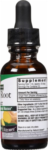 Nature's Answer® Ginger Root Extract 1000mg Perspective: right